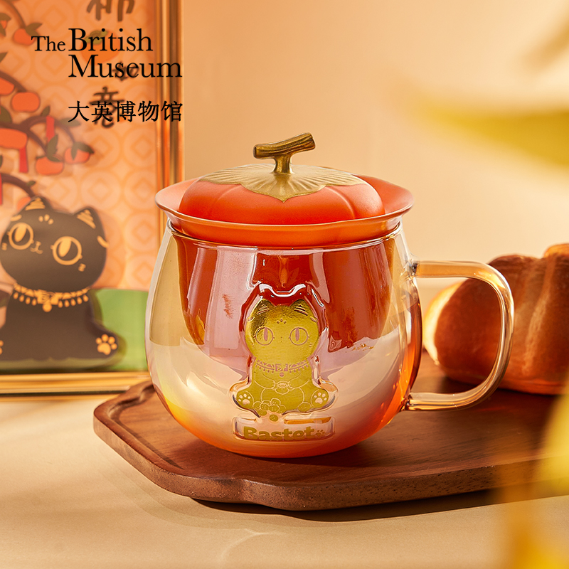 大英博物馆巴斯特系列带盖花茶杯