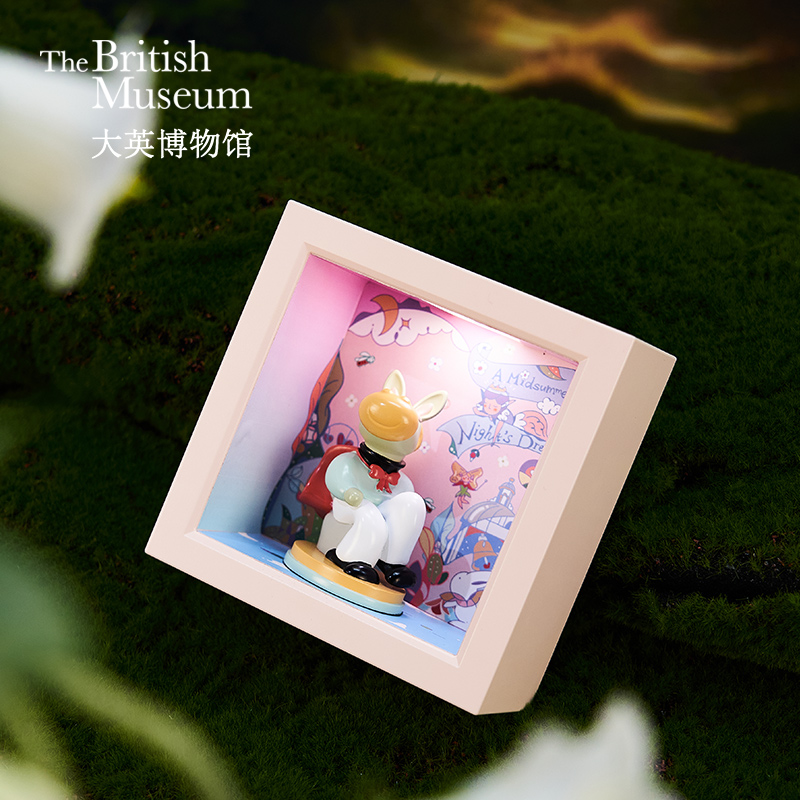 大英博物馆莎士比亚仲夏夜之梦巴顿小仙驴感应氛围灯生日礼物女