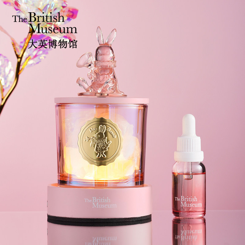 大英博物馆爱丽丝怀表兔无火香氛晶石香薰礼盒送女生生日礼物惊喜