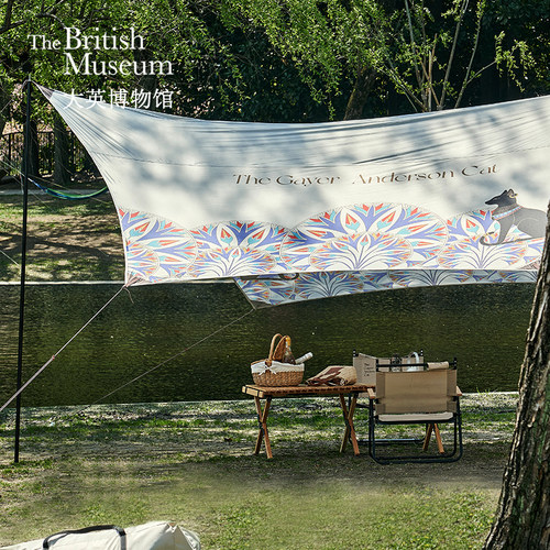 防晒天幕大英博物馆文创联名