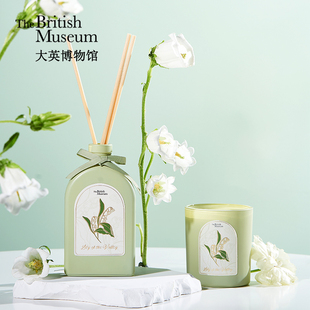 大英博物馆24节气立夏铃兰映叶香薰蜡烛香氛礼盒