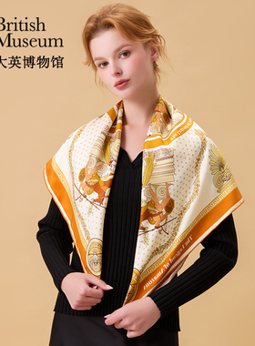 大英博物馆古希腊系列真丝丝巾