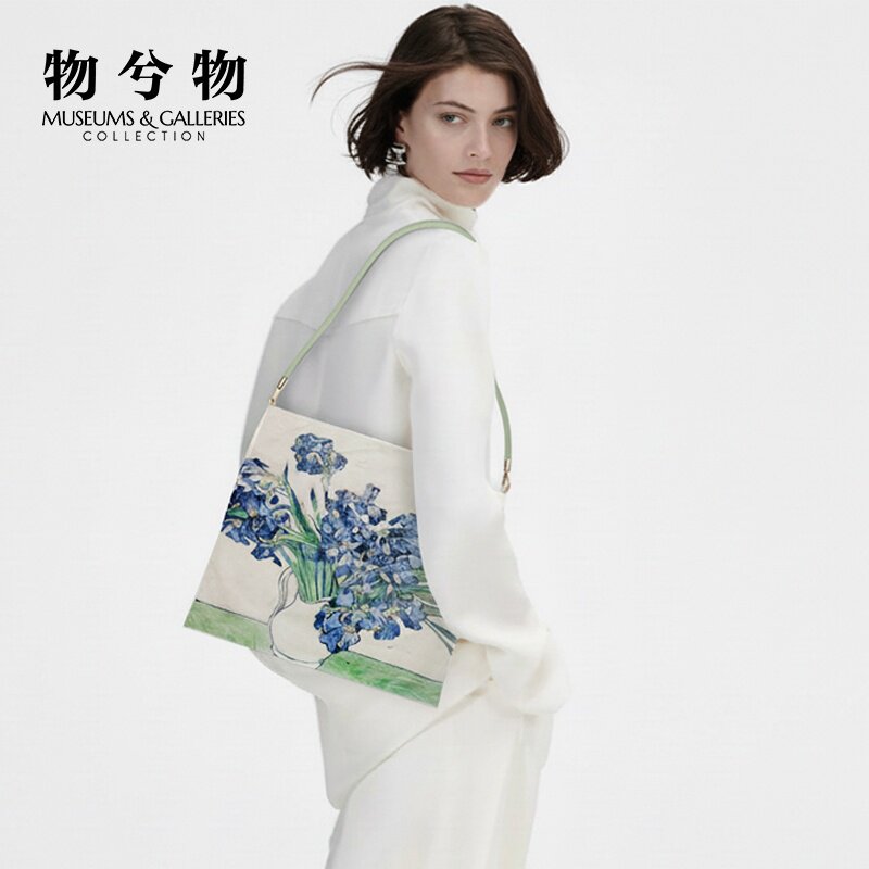 物兮物致敬大师系列帆布单肩包