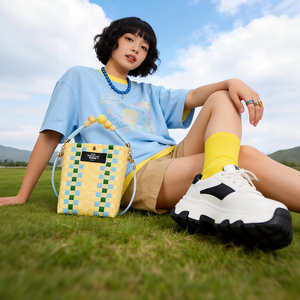 FIFA国际足联2026世界杯编织手提斜挎包单肩包水桶包百搭通勤女包