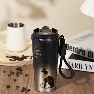 大英博物馆盖亚安德森猫系列便携316咖啡保冷保温杯生日礼物男生