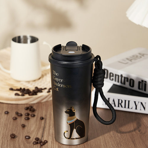 大英博物馆盖亚安德森猫系列便携316咖啡保冷保温杯生日礼物男生