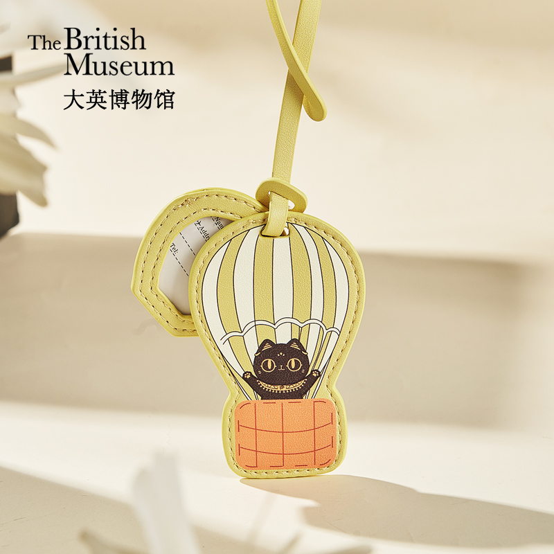 大英博物馆安德森猫和她的朋友们系列热气球挂件行李牌包挂饰
