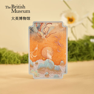大英博物馆×敦煌系列飞天九色鹿双层流麻冰箱贴