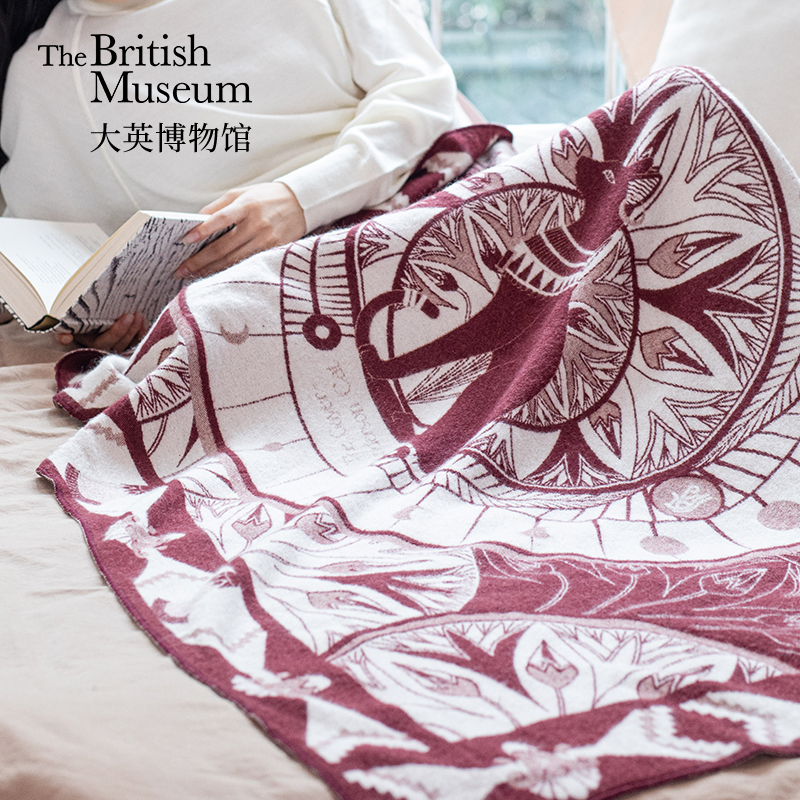 大英博物馆安德森猫系列毛毯