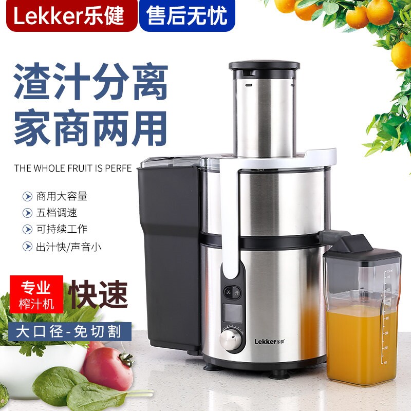 乐健商用榨汁机全自动汁渣分离炸