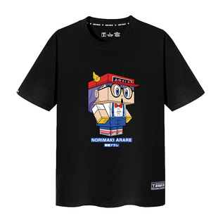 卡通动漫阿拉蕾周边短袖T恤男宽松情侣装半袖纯棉潮动画衣服体恤