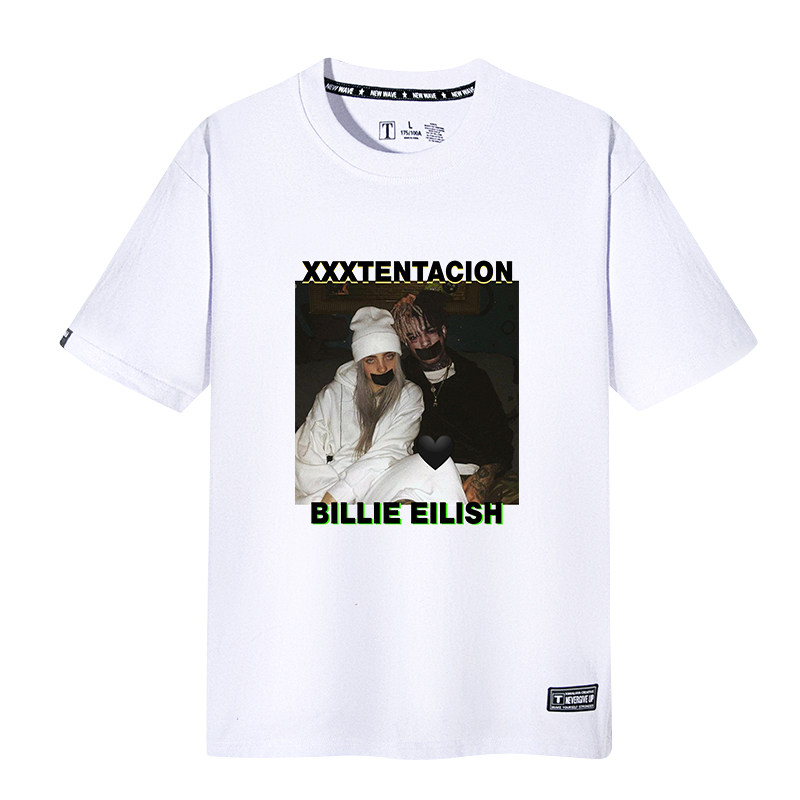 碧梨同款BILLIE EILISH联名体恤纪念款xxxtentacion短袖T恤男嘻哈