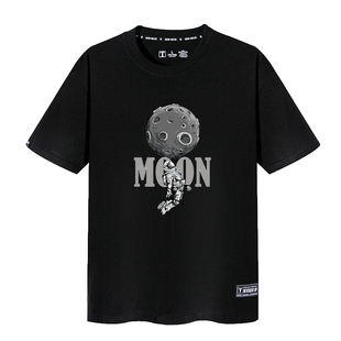 nasa短袖男女同款T恤联名款半袖纯棉宽松宇航员登月球打底衫体恤