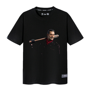 第十季行尸走肉周边T恤尼根美剧THE WALKING DEAD衣服短袖丧尸控