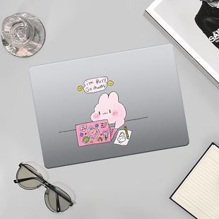 小众笔记本电脑保护套适用苹果MacBook case保护壳M5 Air13寸15寸M2 busy away简约个性 Pro13 16寸M3