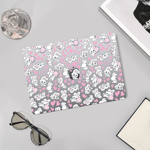 材质壳M3 Air13 13.6 MacBook 16.2寸 case原版 日韩可爱小众甜心小兔笔记本电脑保护壳适用苹果 Pro14