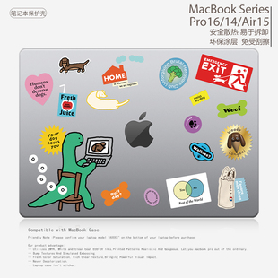 我想念我的狗美式联名笔记本电脑保护壳适用苹果Macbook保护壳 case原版M5 Air13.6/15.3 M2 Pro14/16寸 3113