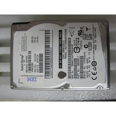 IBM 00Y2430 00Y5720 1P00Y2503 V3700 600G 10K 6Gb SAS 2.5硬盘