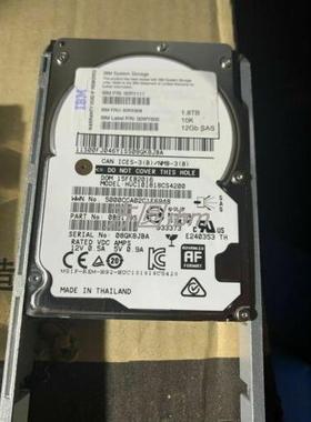 IBM 00RX908 00RY111 1.8T 12G SAS 10K 2.5 V7000 Gen2存储硬盘
