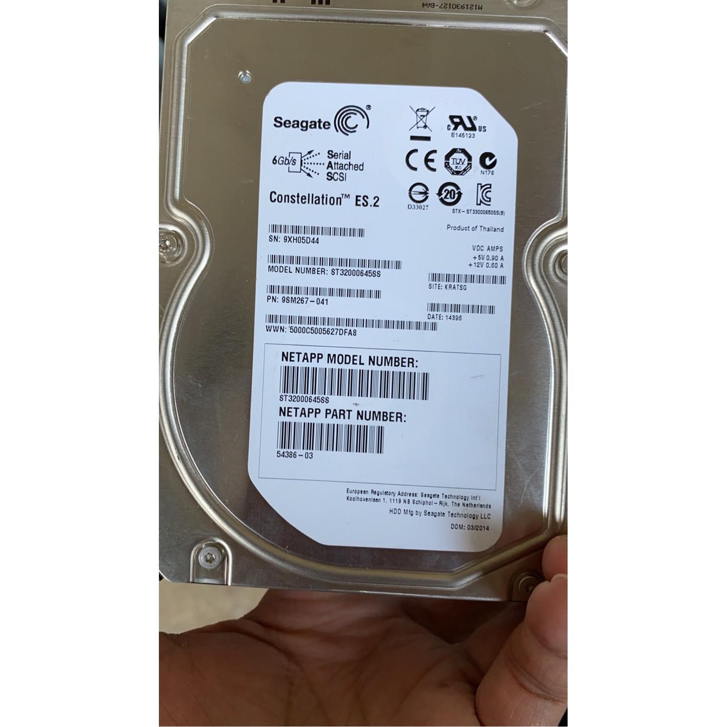 E-X4044A-R6 Netapp HDD 2T 3.5 7.2K SAS netappE2600 E5400硬盘 电脑硬件/显示器/电脑周边 企业级硬盘 原图主图