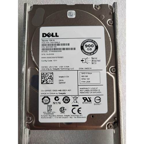 Dell戴尔 ST900MM0006 900G SAS 10K 2.5寸服务器硬盘02RR9T 现货