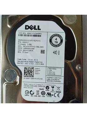 DELL 0202V7 12GYY 529FG 7J9RN 4TB服务器硬盘4T SAS 3.5 7.2K