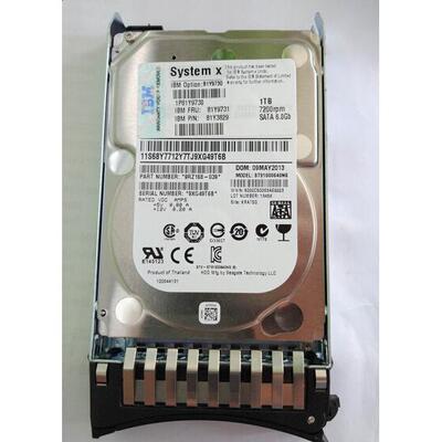 IBM 81Y9732 81Y9730 81Y9731 1T 7.2K SATA 2.5 M3 M4服务器硬盘