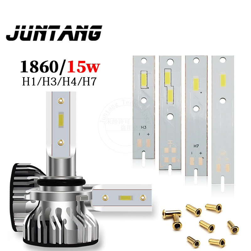 大功率c6款H1/3/4/7汽车led大灯灯泡超亮15W30W白光csp1860灯珠