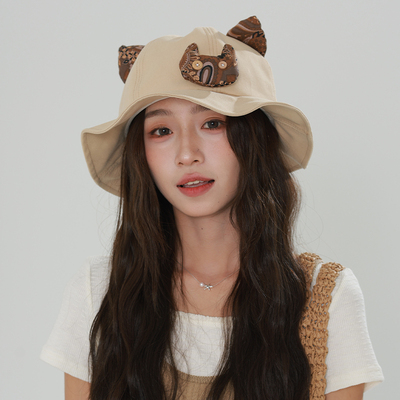 新款民族风布偶渔夫帽女士遮阳帽
