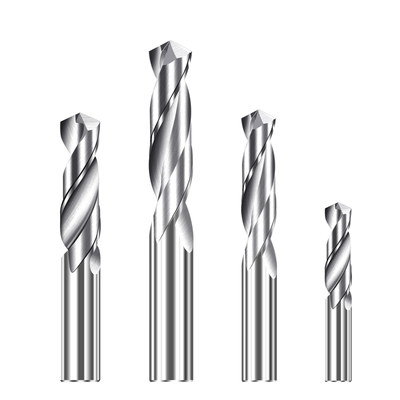 硬质合金钻头钨钢麻花钻JEAA60度进口加硬加长铝用直柄钻咀1-20MM