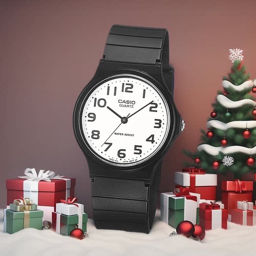 卡西欧经典小黑表乔妹同款学生