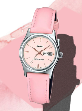 卡西欧手表女CASIO时尚休闲防水石英女士手表 LTP-V006D-1/2/4/7B