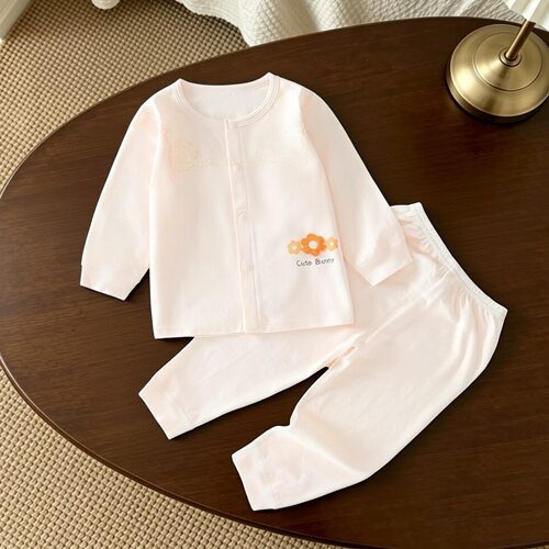 女宝宝睡衣春夏秋季全棉空调服