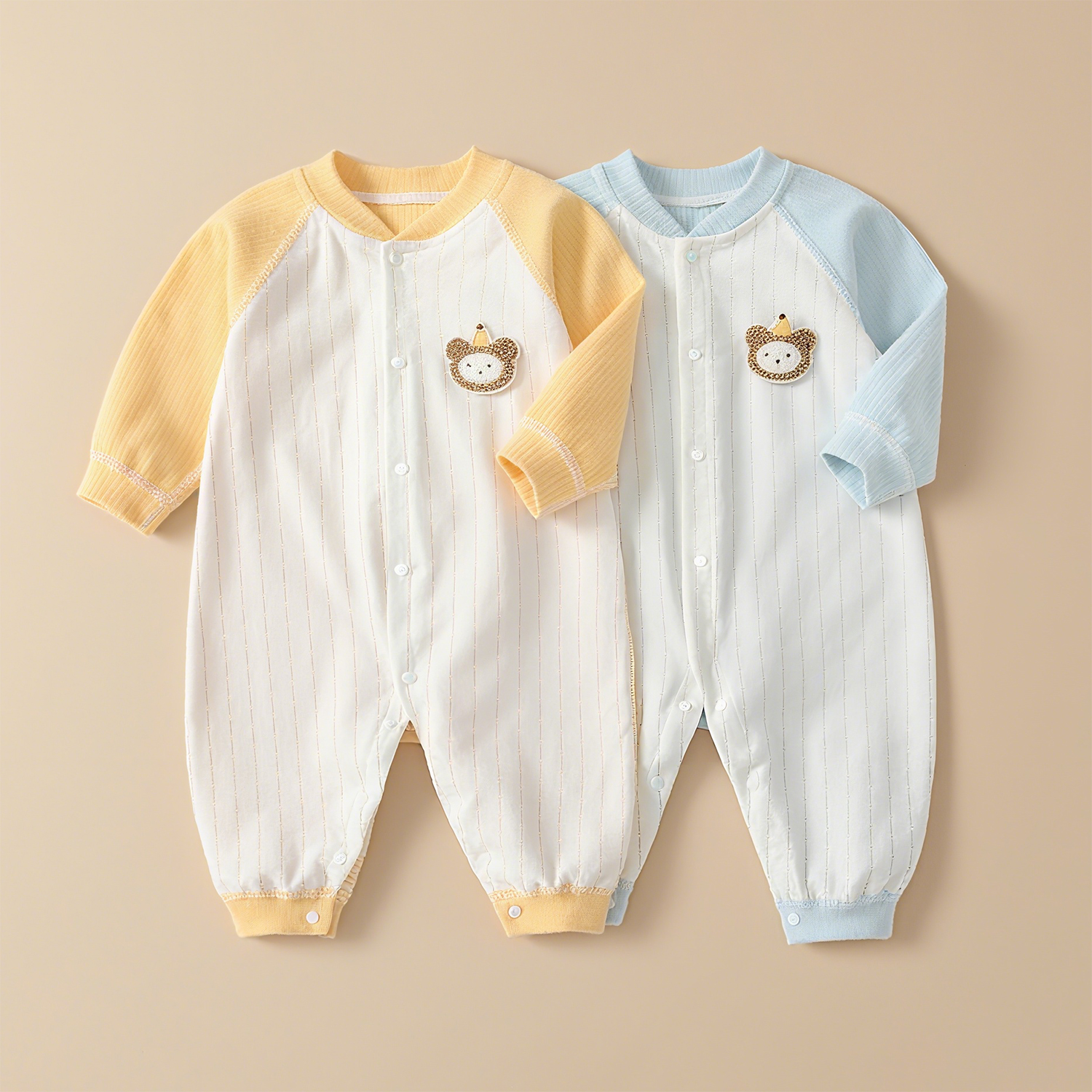 婴儿连体衣秋冬季打底内衣