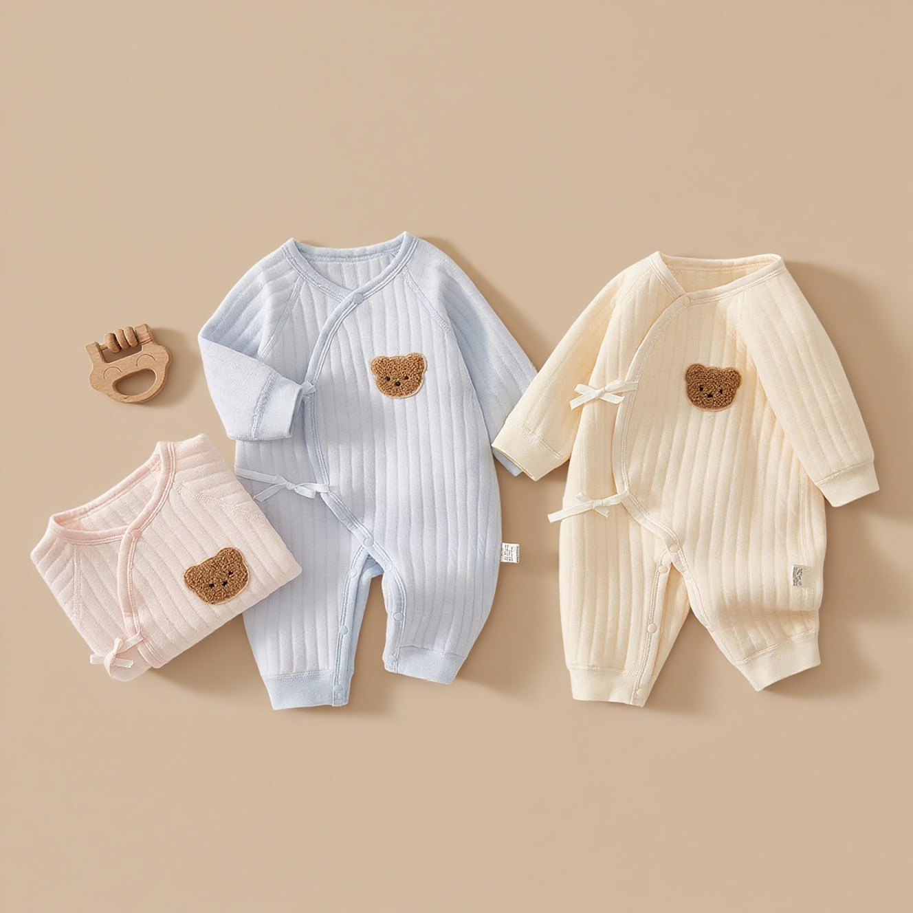 初生婴儿蝴蝶衣夹棉绑带式连体衣秋冬新生儿和尚服0-6月宝宝衣服,童装/婴儿装/亲子装,连身衣/爬服/哈衣,淘宝优惠券,粉丝福利购,淘宝优惠卷