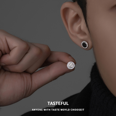 小众百搭男生高级设计感耳钉耳饰