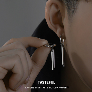 索隆耳环男士潮小众设计感耳坠女生气质个性耳圈高级轻奢复古耳饰