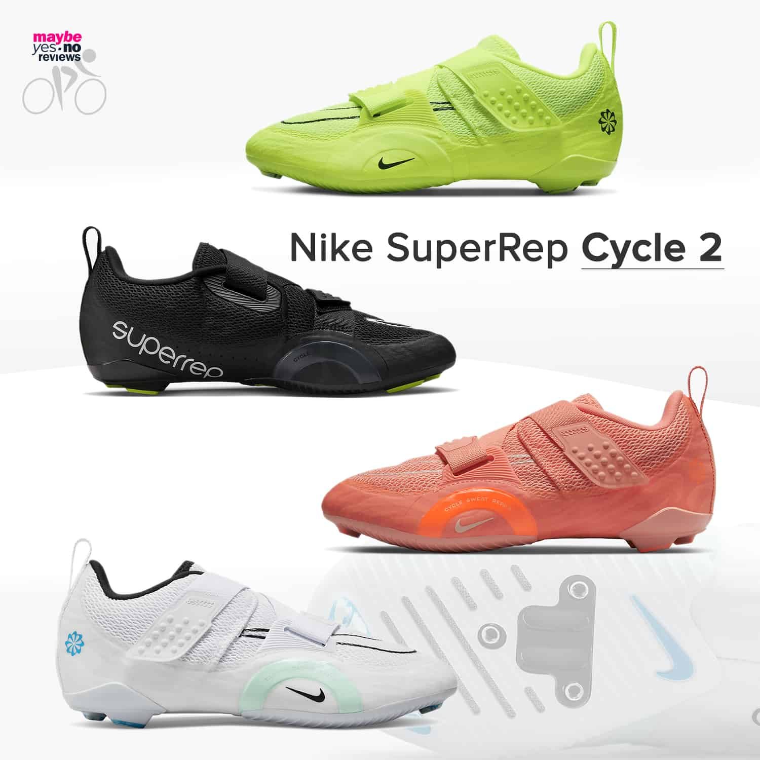 代购耐克Nike SuperRep Cycle 2 男女室内动感单车骑行鞋 锁鞋