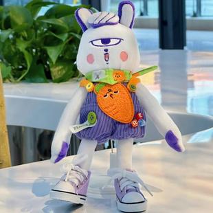 子15cm玩偶娃衣拍照道具 棉花娃娃用鞋 南波小兔 衣橱知道卜背带裤