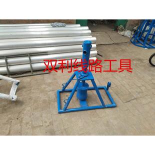 光缆专用手推式人力绞磨立杆机手扶绞磨手动绞磨3T5T电缆牵引机