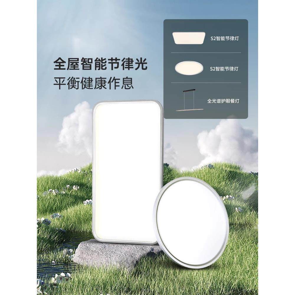 德国柏曼日光护眼全光谱吸顶灯智能全屋搭配卧室客厅超薄灯具套装
