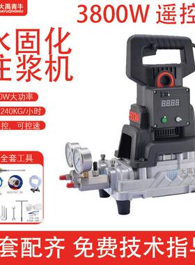 3800W水固化注浆机丙烯酸盐高压注浆机遥控大功率灌浆化妆室堵漏