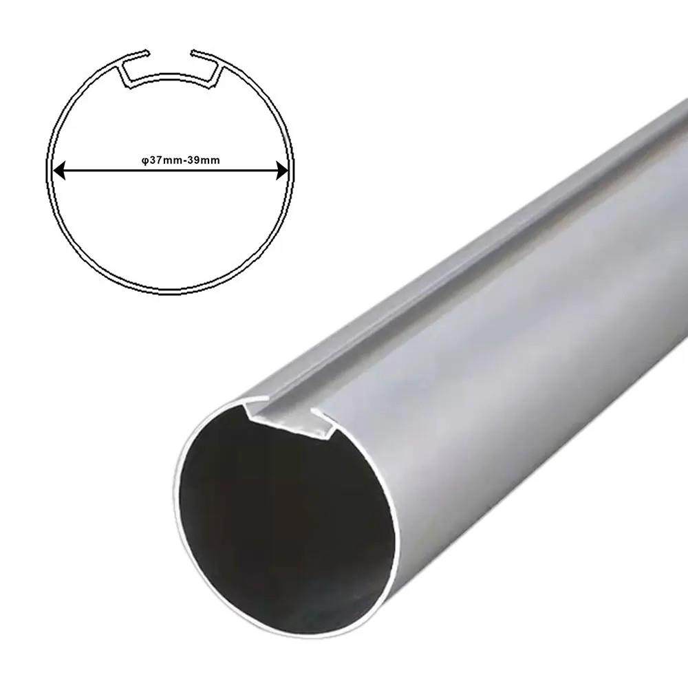 铝合金圆管滚轮盲轨客厅卧室窗帘配件38mm直径滚轮盲轨电机专用