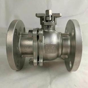 304 316L 两片式高平台不锈钢法兰球阀机械部硅溶胶Q41F-16P