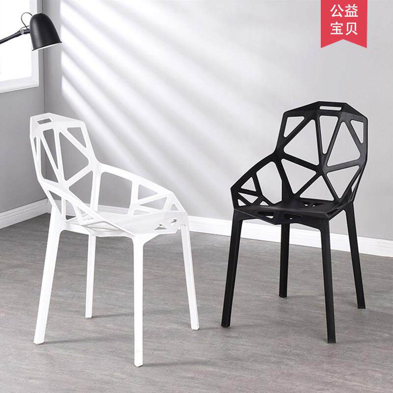 家用餐桌椅子单独单个北欧休闲简约现代靠背椅凳子阳台大人经济型