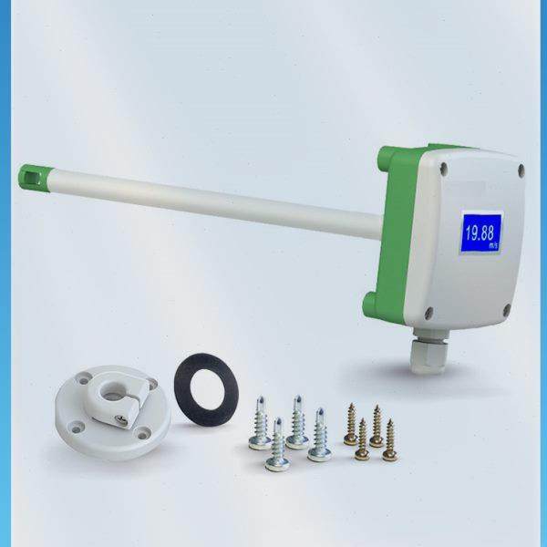 风管型风量传感器管道风道风速变送器测量仪高精度.02风速仪CHWVN