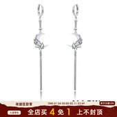 MASW麻秀原创浪漫乌托邦系列月亮流苏耳环女2022年新款 耳钉M1086