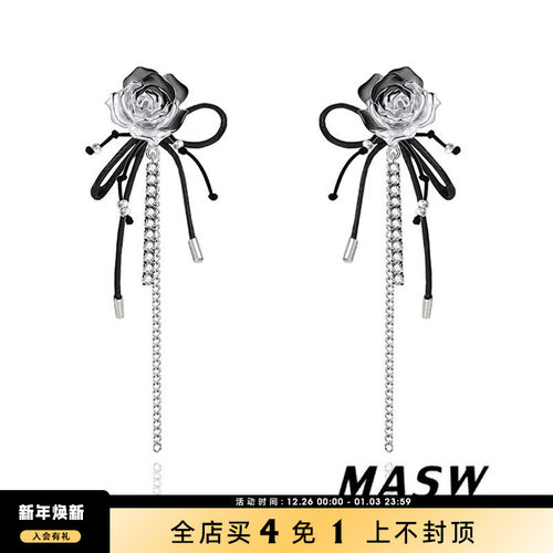 MASW麻秀暗黑女原创设计耳环