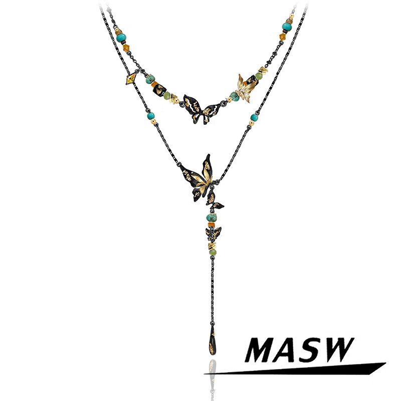MASW麻秀原创可拆分项链