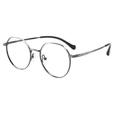 汇鼎防蓝光眼镜女可配度数近视素颜超轻眼镜框多边形男6037